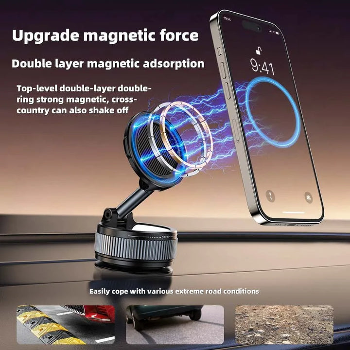 Skanto | 360° Rotasjonsevne Vakuummagnet Telefonholder