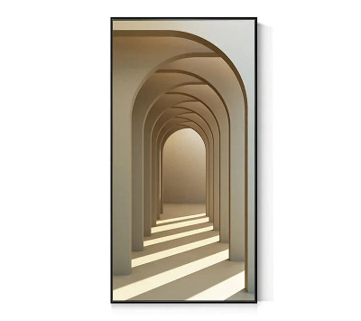Modern Abstract Minimalist Arch Motifs Architecture Wall Art Fine Art Canvas Prints Pictures for Entry Hall Foyer Living Room Home Office Decor | Skanto