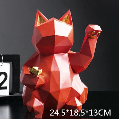 Skanto | Nordisk Stil Geometrisk Lykke Katt
