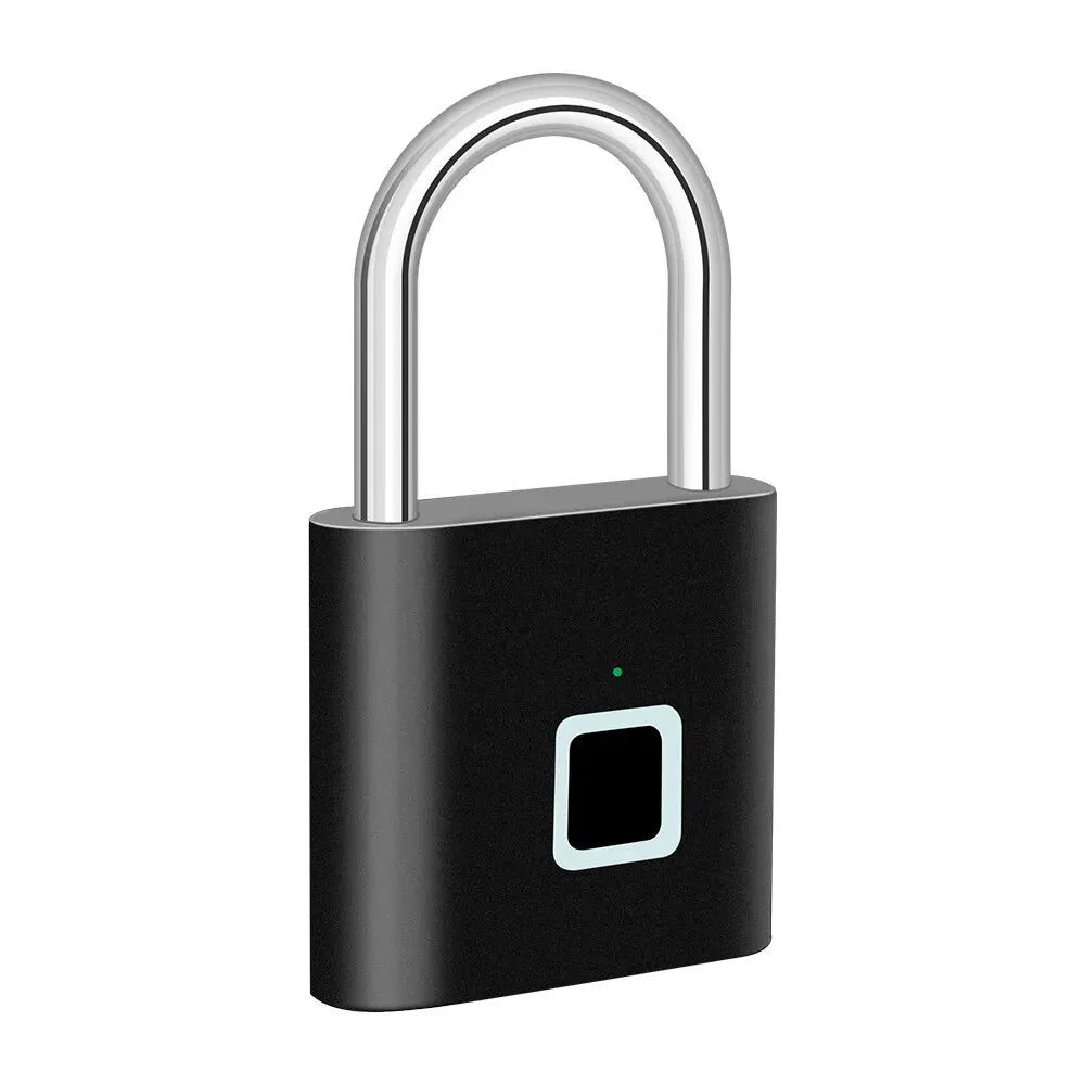 Frendorf | Smart Fingeravtrykk HengeLås med USB-lading og vanntett design – Titan