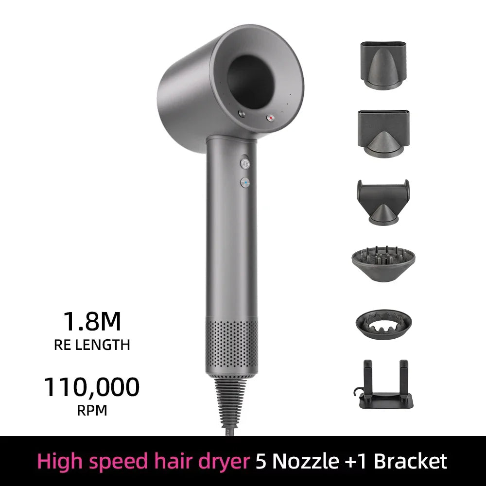 Skanto | Ion Hårføner | 200 Million Negative Ions | Intelligent Temperaturkontroll | 110,000 RPM