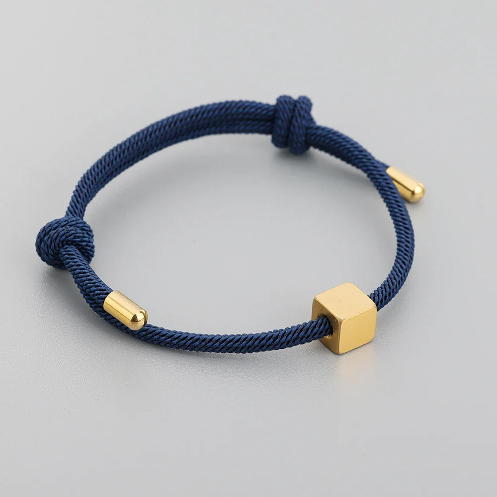 Skanto | Justerbare Par Boks Bokstav Initialer Armbånd