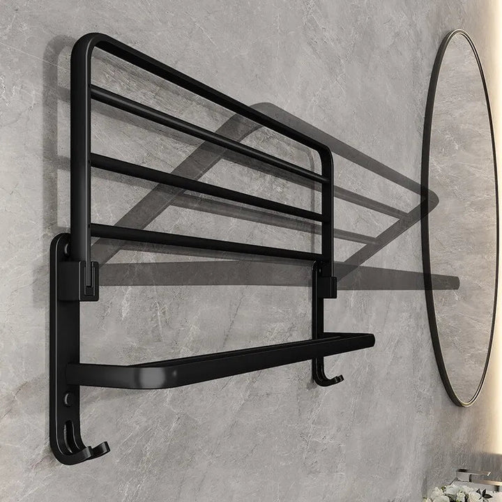 Skanto | Elegant Liv Plassbesparende Sammenleggbar Aluminium Håndkleholder