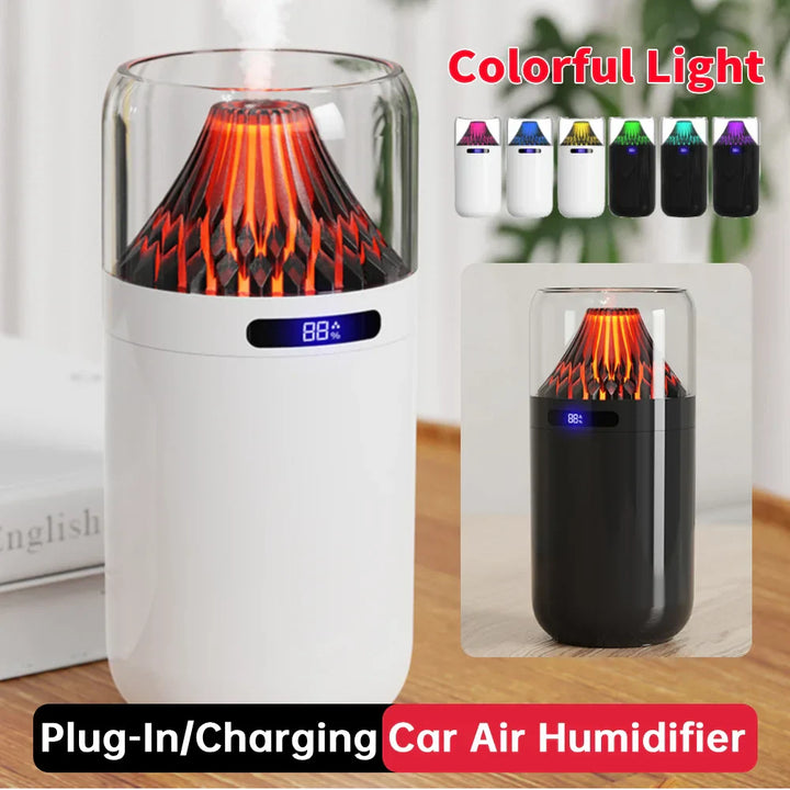Skanto | Vulcanflamme LED Aromaterapi Essensielle Olje Tåke Diffuser
