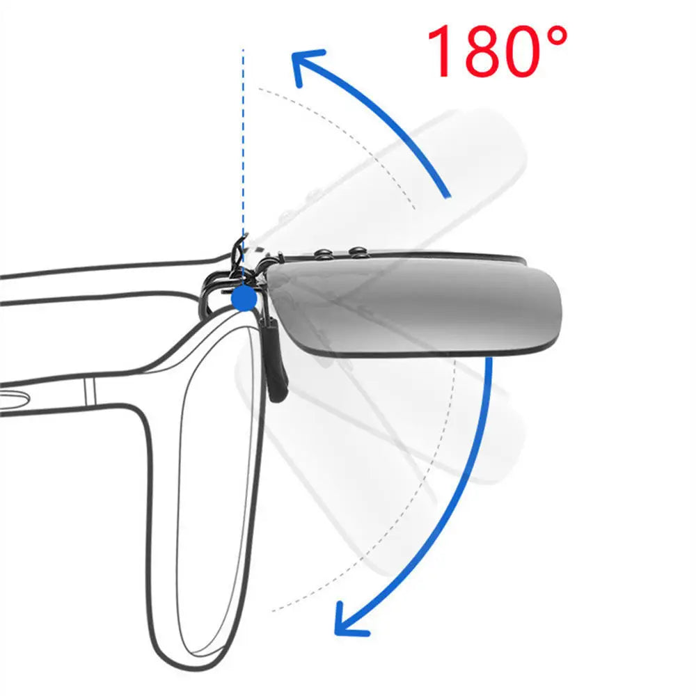 Polariserte Clip-On Solbriller Vintage | Skanto