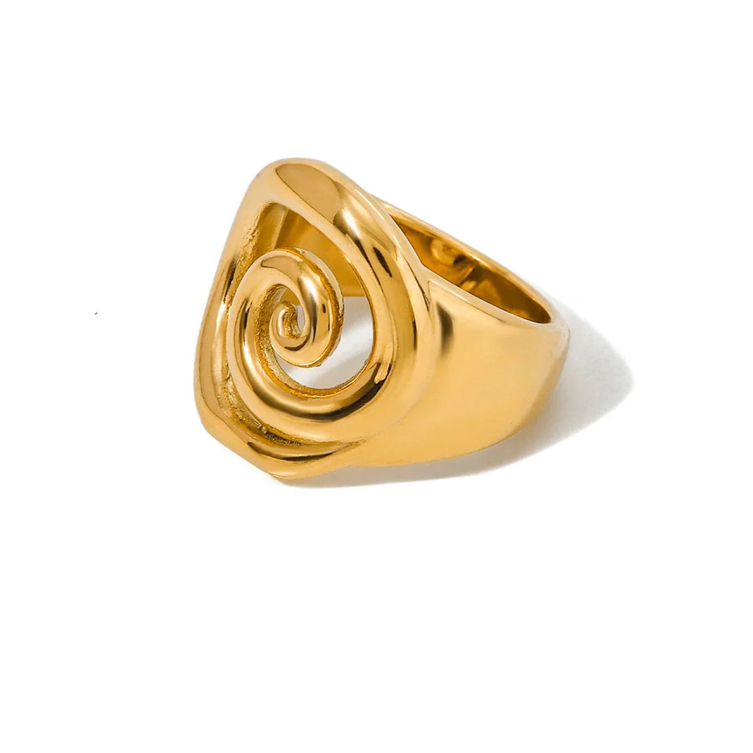 Skanto | 18k Spiral Statement Ring