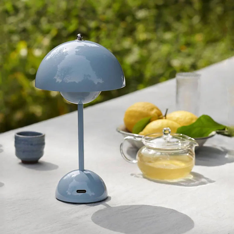 Skanto | Justerbar lysstyrke blomsterpotte lampe - Italiensk oppladbar bordlampe VP3
