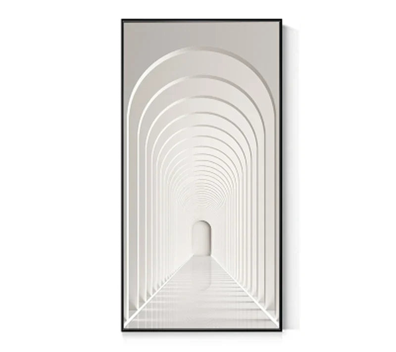 Modern Abstract Minimalist Arch Motifs Architecture Wall Art Fine Art Canvas Prints Pictures for Entry Hall Foyer Living Room Home Office Decor | Skanto