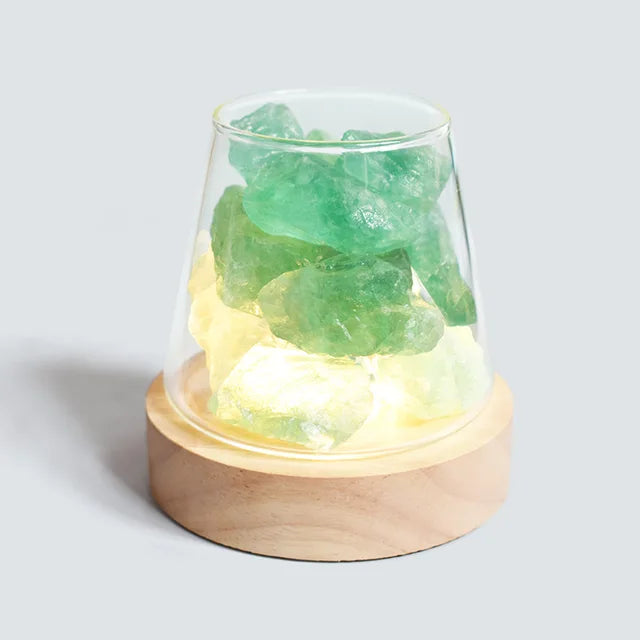 Skanto | Himalaya Saltlampe - Krystall Nattlys & Aromaterapi Diffuser