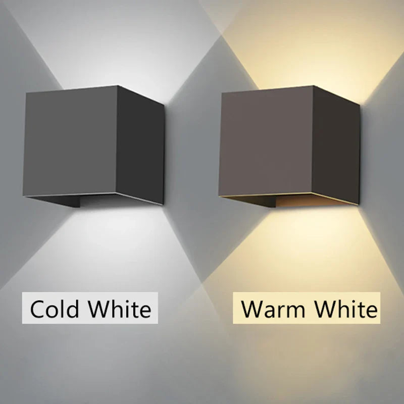 Utendørs LED-vegglampe | Skanto
