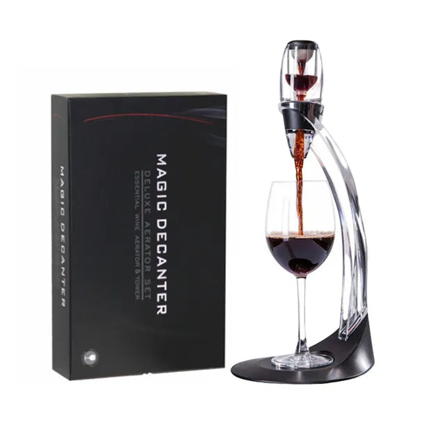 Skanto | VinaLuxe vinlufting med filter | Umiddelbar full aroma | Mykere tanniner | Moderne design