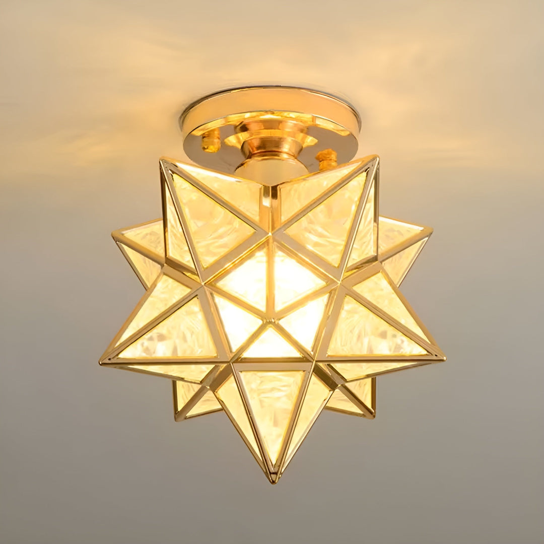 HaloStar Light – Elegant LED-stjernelampe for taket