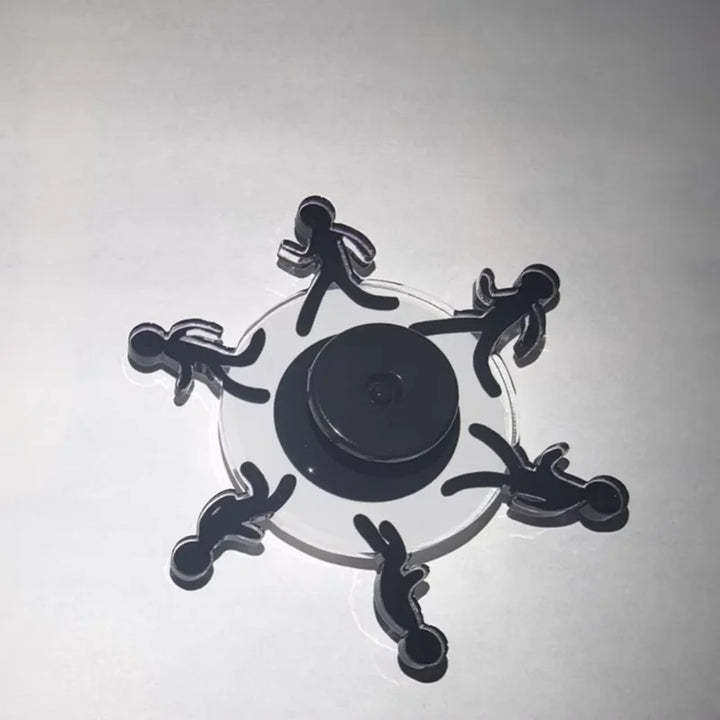 Skanto | Løpende Strekmann Optisk Illusjon Fidget Spinner