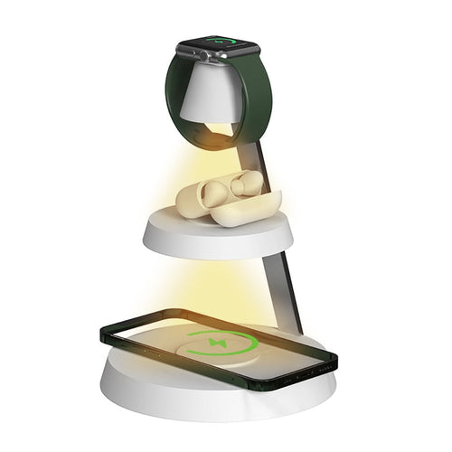 Skanto | Desktop Powerhouse Multi-Device Wireless Charger Stand