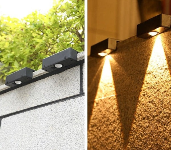 Norvo | Solarlampe for hagen med regn- og vindbeskyttelse