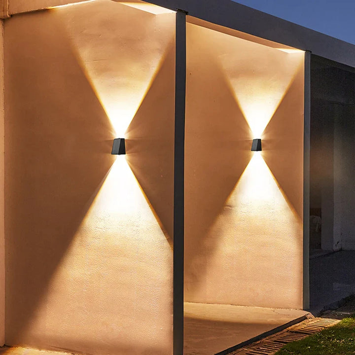 Solar LED Vegglys Skanto