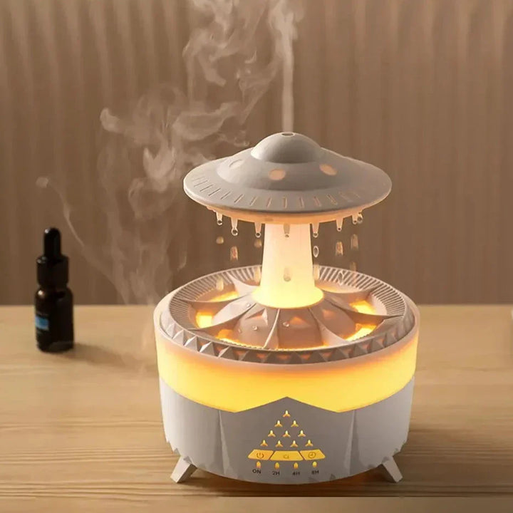 Skanto | UFO Luftfukter | Ultralyd Aromaterapi Diffuser med Fjernkontroll - Grosven