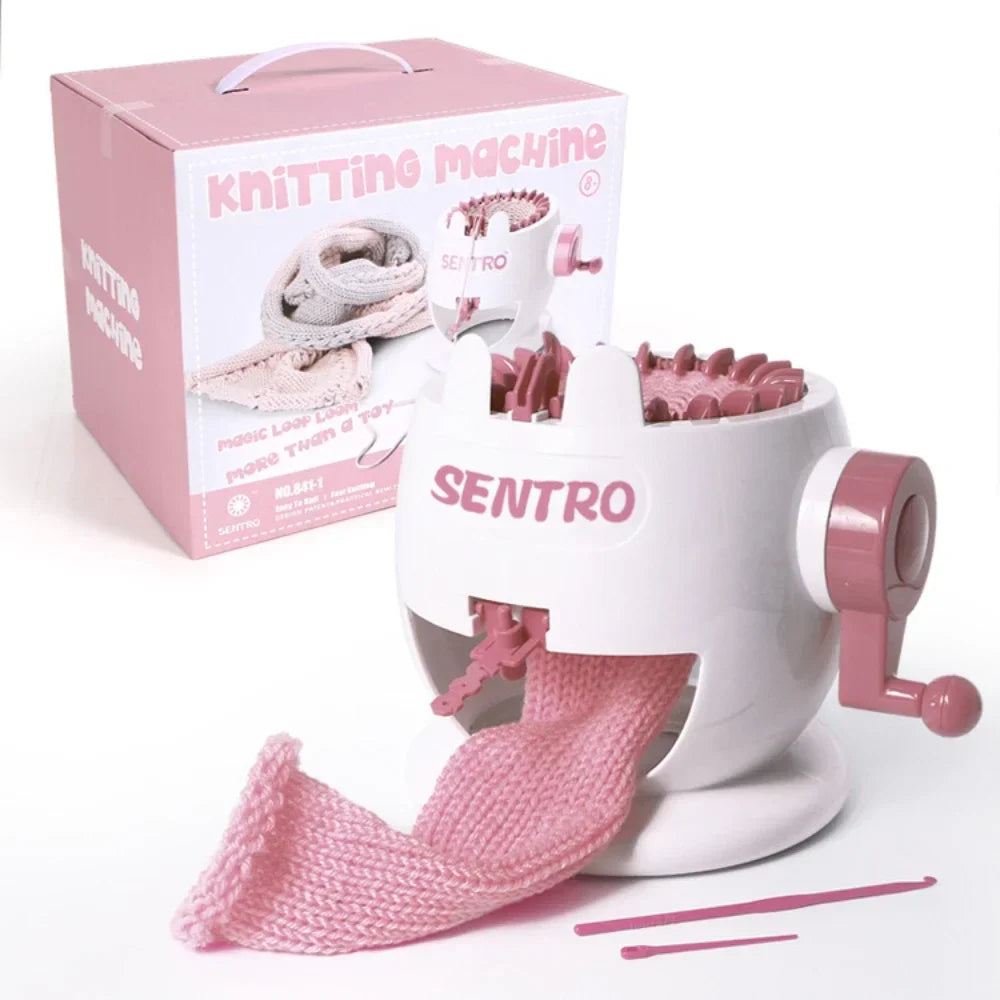 Skanto | Strickolino Strikkemaskin | 22 Nålene | Automatisk Sirkulær Strikkesett for Nybegynnere & Voksne | Rask Strikker med Tilbehør
