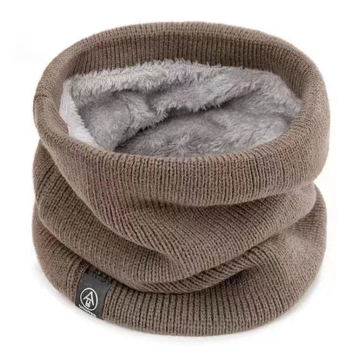 Skanto | ThermoKnit Pro | Varmer strikket skjerf med fleecefôr | Vindbestandig & Pustende | Justerbar multifunksjonell nakkebeskyttelse for kvinner & menn