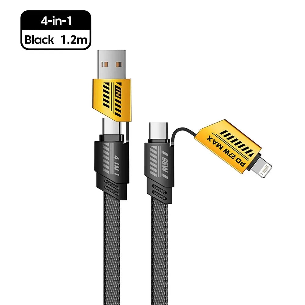 Skanto | Ultra Strong 4 i 1 Hurtigladings Datakabel