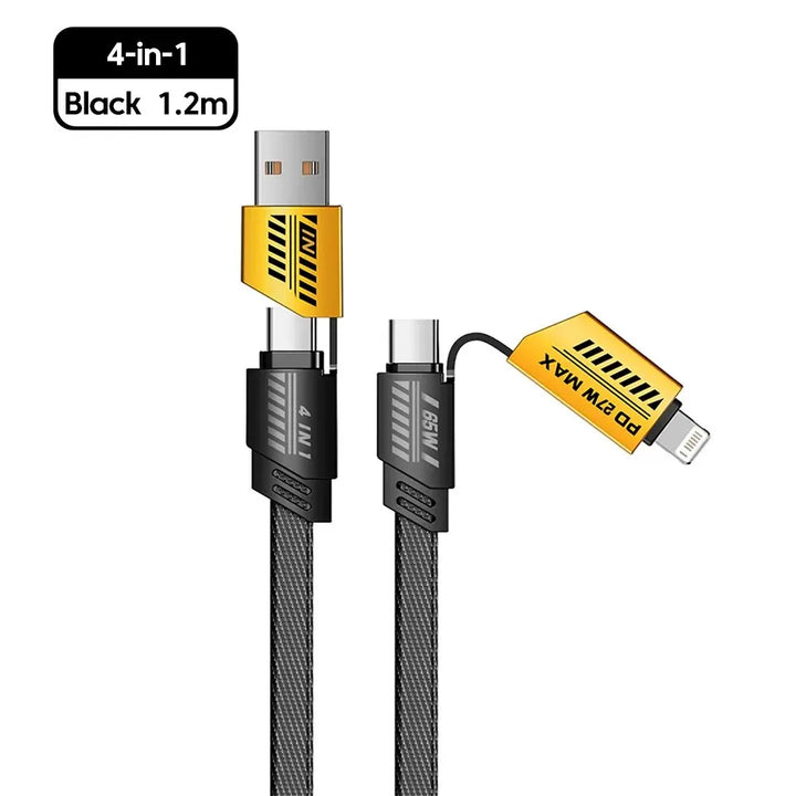 Skanto | Ultra Strong 4 i 1 Hurtigladings Datakabel
