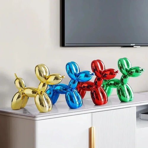 Skanto | Nordisk Ballonghund Skulptur Harpiks Dyreskulptur Kunst Skulpturer og Figurer Håndverk Hjem Innredning Rom Desktop Tilbehør