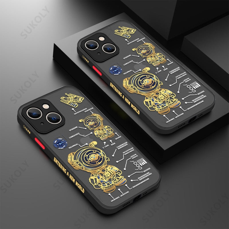 Skanto | Space Road Relax Astronaut iPhone-deksel