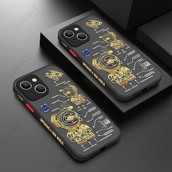 Skanto | Space Road Relax Astronaut iPhone-deksel