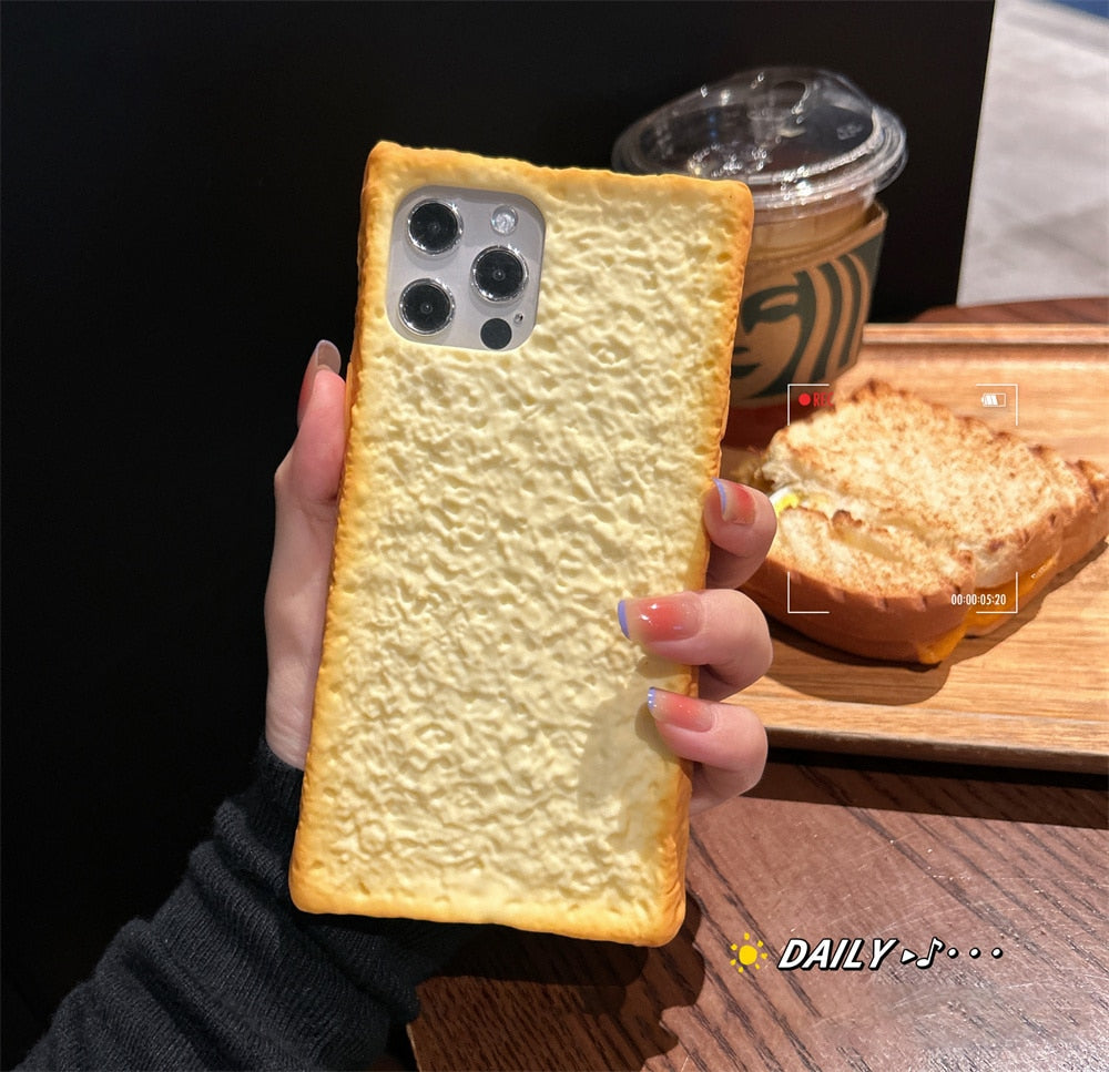 Skanto | 3D Yummy Toast Armor Telefondeksel