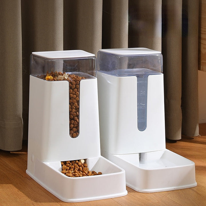 Skanto | Pet Bowl Automatisk Mat- og Vanndispenser