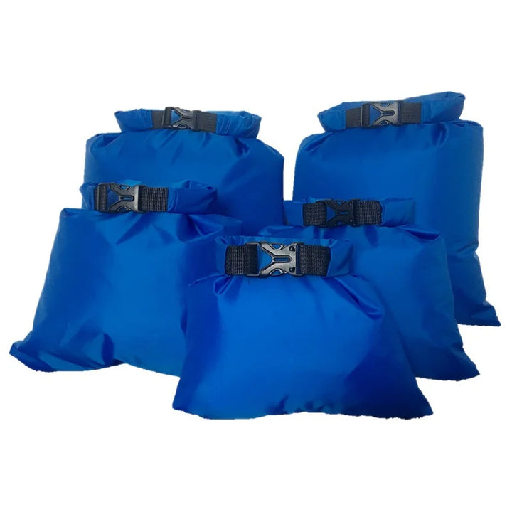Skanto | Sealon Dry Bag Set | Vanntett og sandbestandig 5-delt sett for reise og utendørs eventyr