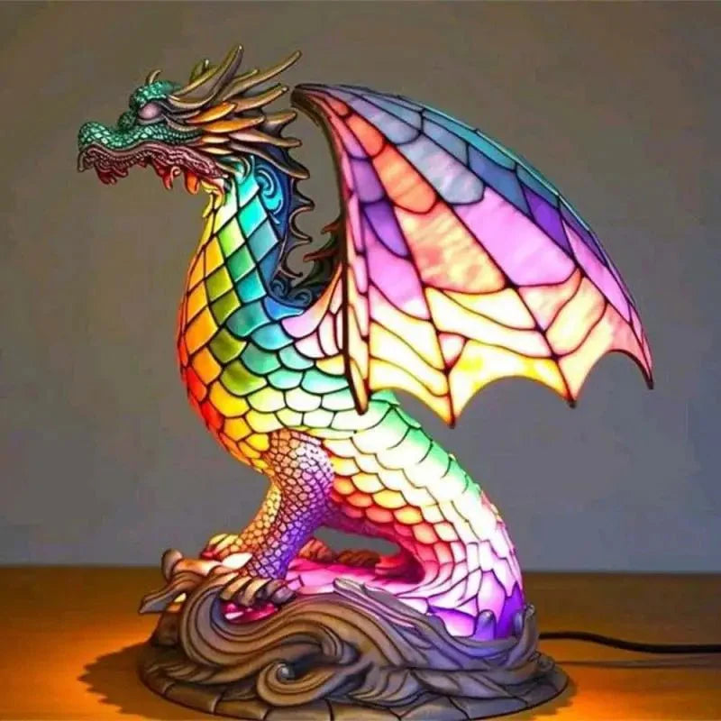 Skanto | MosaicCritter - 3D dyrelampe - Multicolor tårer - Retro design