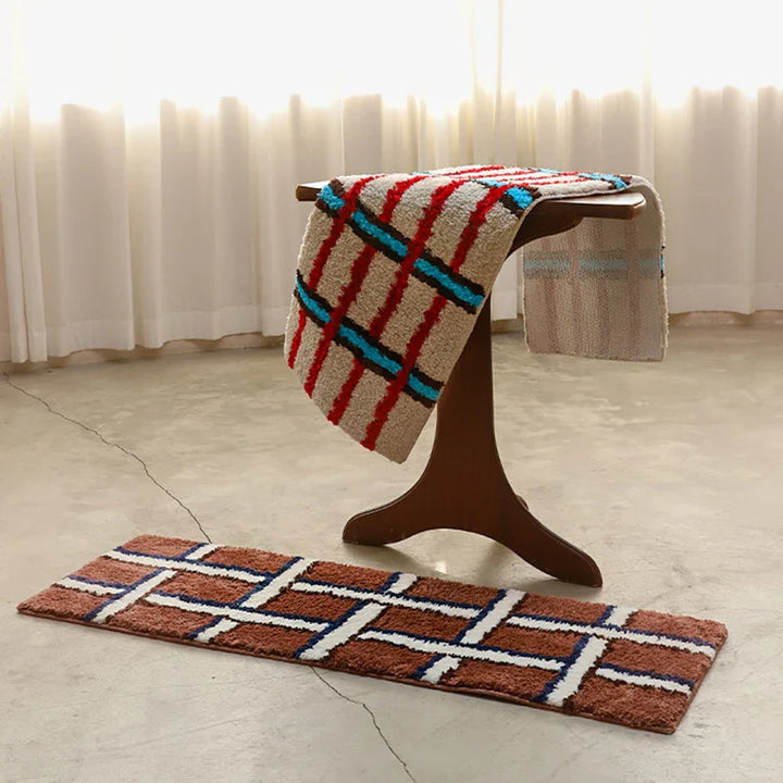 illustrative Grid Rug | Skanto
