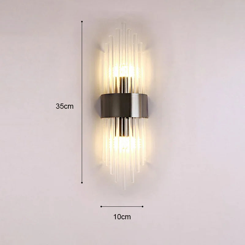 Skanto | Elegant LED Vegglampe i Gull