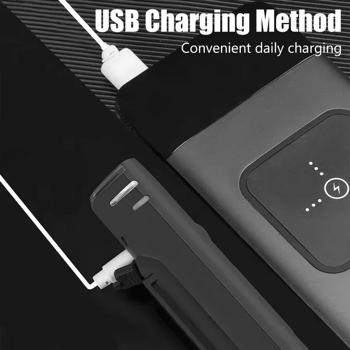Skanto | USB Oppladbart Sykkel Front- og Baklys Sett med LED Hodelykt for Nattsykling