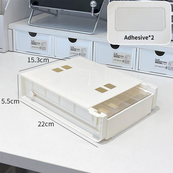 Skanto | Smart Under Skrivebord Skjult Glidende Skuff Organizer