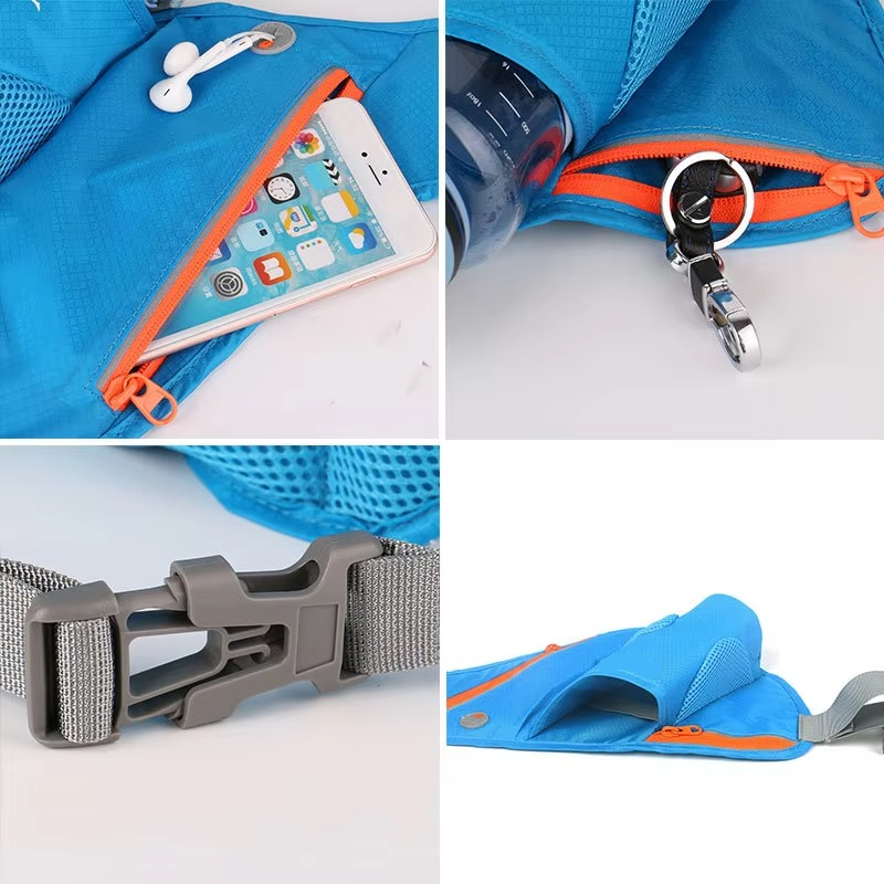 Laufgürteltasche med Trinksystem og Handytasche for Outdoor-Sportarten