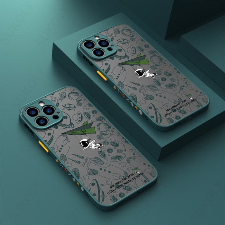 Skanto | Space Road Relax Astronaut iPhone-deksel