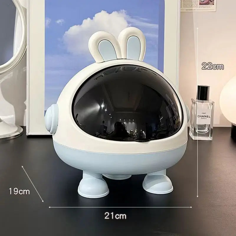 Skanto | Mini Rabbit Desktop Lagringssøppelkurv
