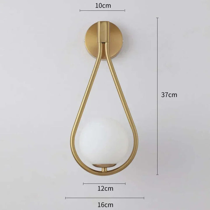Skanto | Drop Luxury Glass Balls Vegglampe