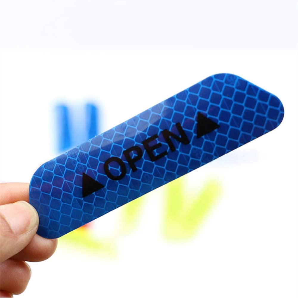 Norvo | 4PCS Bylys Reflekterende Varselklistermerker