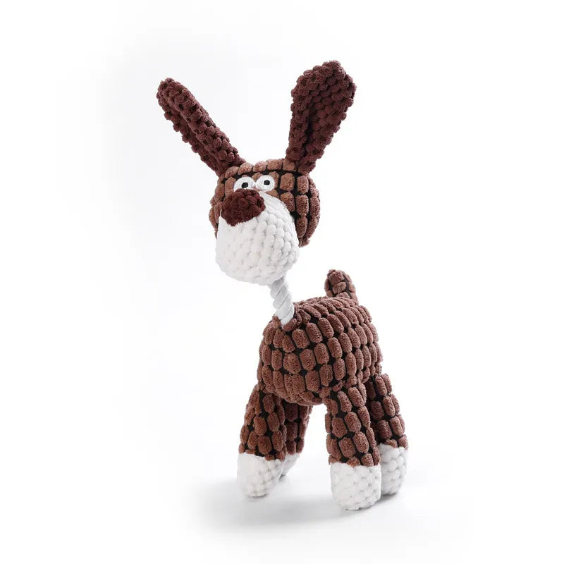 Skanto | Hundelek Plush Squeaky Chew Dyr