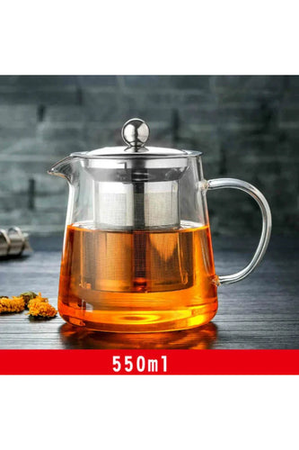 Skanto | Teapot i glass med infuser i rustfritt stål
