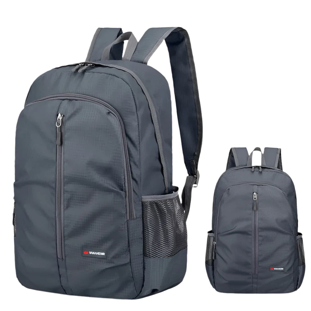 Skanto | Trekparo Sammenleggbar Rygsekk | 30L Ultralett & Vanntett | For Fotturer, Camping & Reiser | Unisex Dagsekk