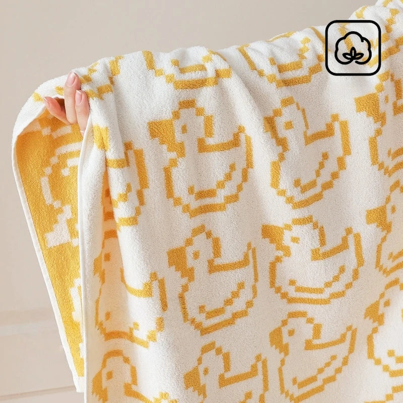 Reversible Dyreprint Bomull Håndkle | Skanto