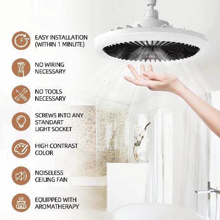 Skanto | Slank Takvifte med Integrert Lys – Perfekt for Moderne Soverom