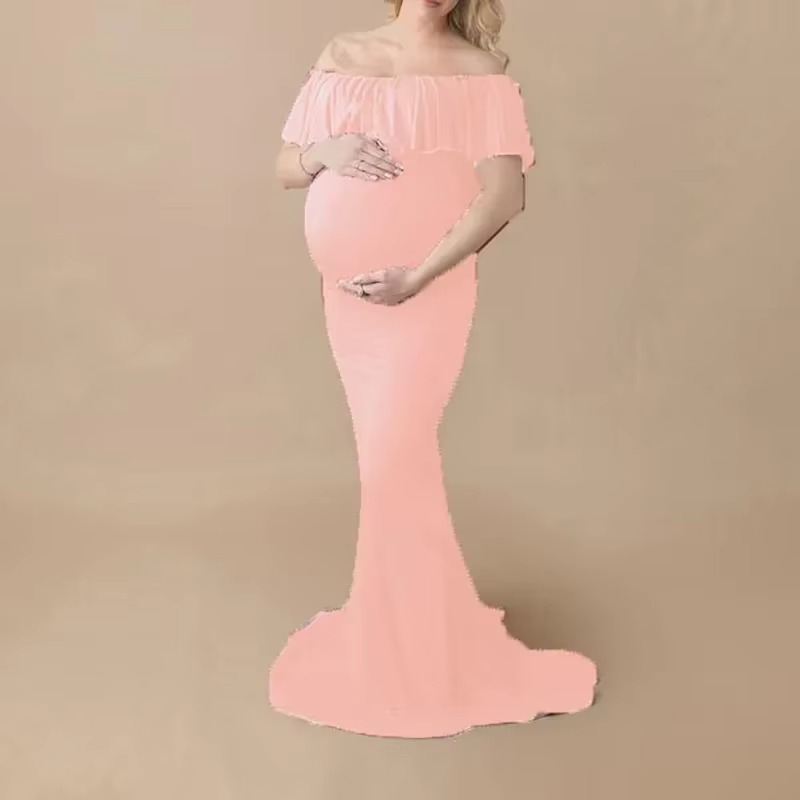 Skanto | Elegant Graviditetsfotografikjole for Graviditetsfotograferinger