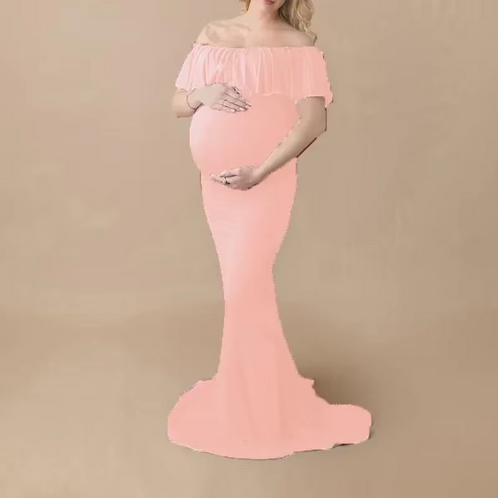 Skanto | Elegant Graviditetsfotografikjole for Graviditetsfotograferinger