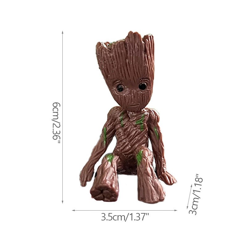 Skanto | Cartoon Stor Miniature Figur: Lekfull Kontor Dekorasjon