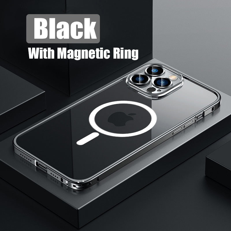 Skanto | Metall Bumper Aluminium Magnetisk Telefon Etui